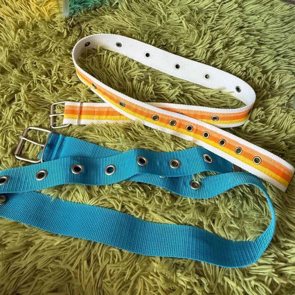 Y2K woven rivet studded belt bundle - Picture 3 of 5